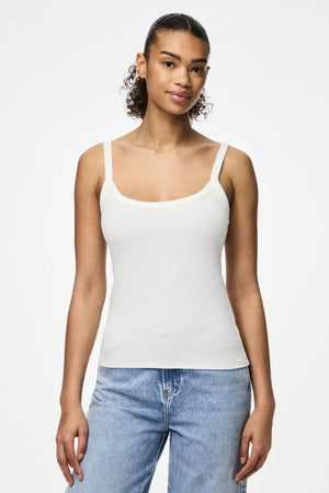 May Tank Top – Hellweiß