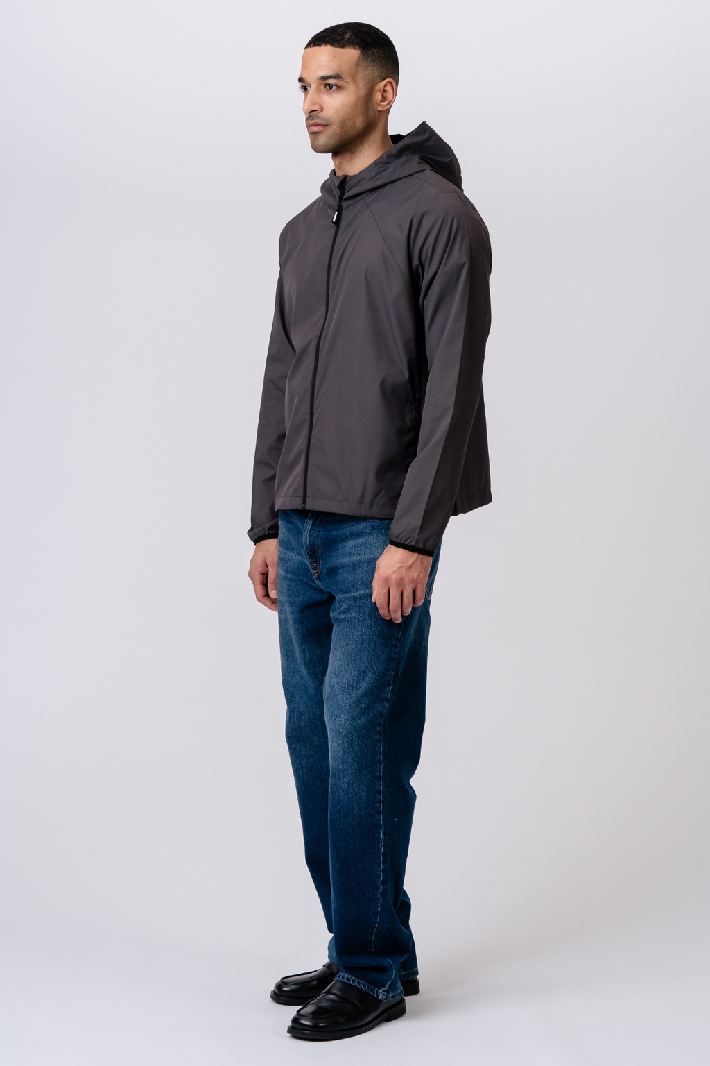Shell-Jacke – Dunkelgrau