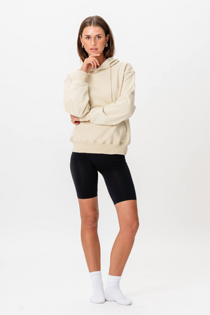 Schwerer Hoodie - Beige