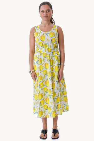 Celine-Kleid - Zitrone