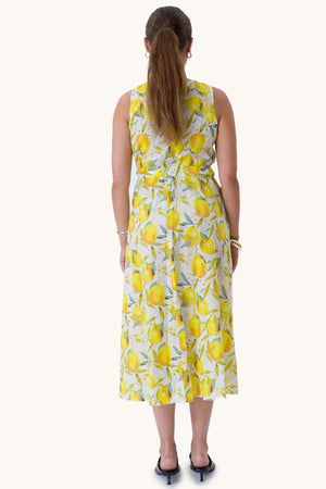 Celine-Kleid - Zitrone
