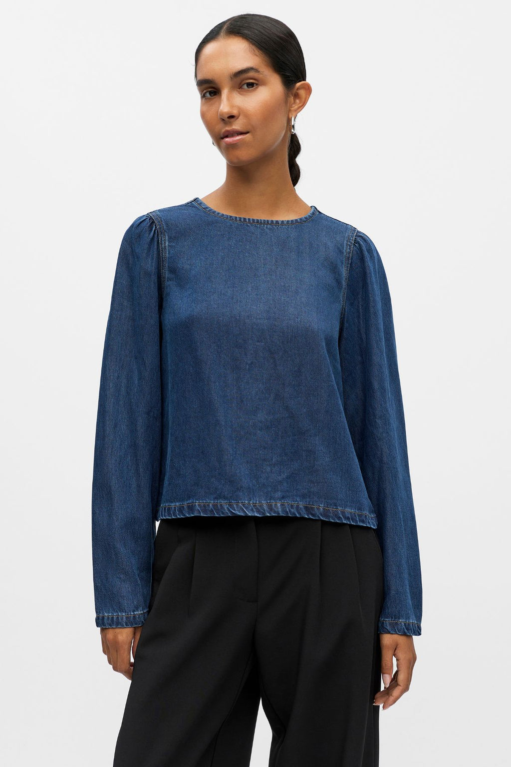 Rahmen oben - dunkelblauer Denim