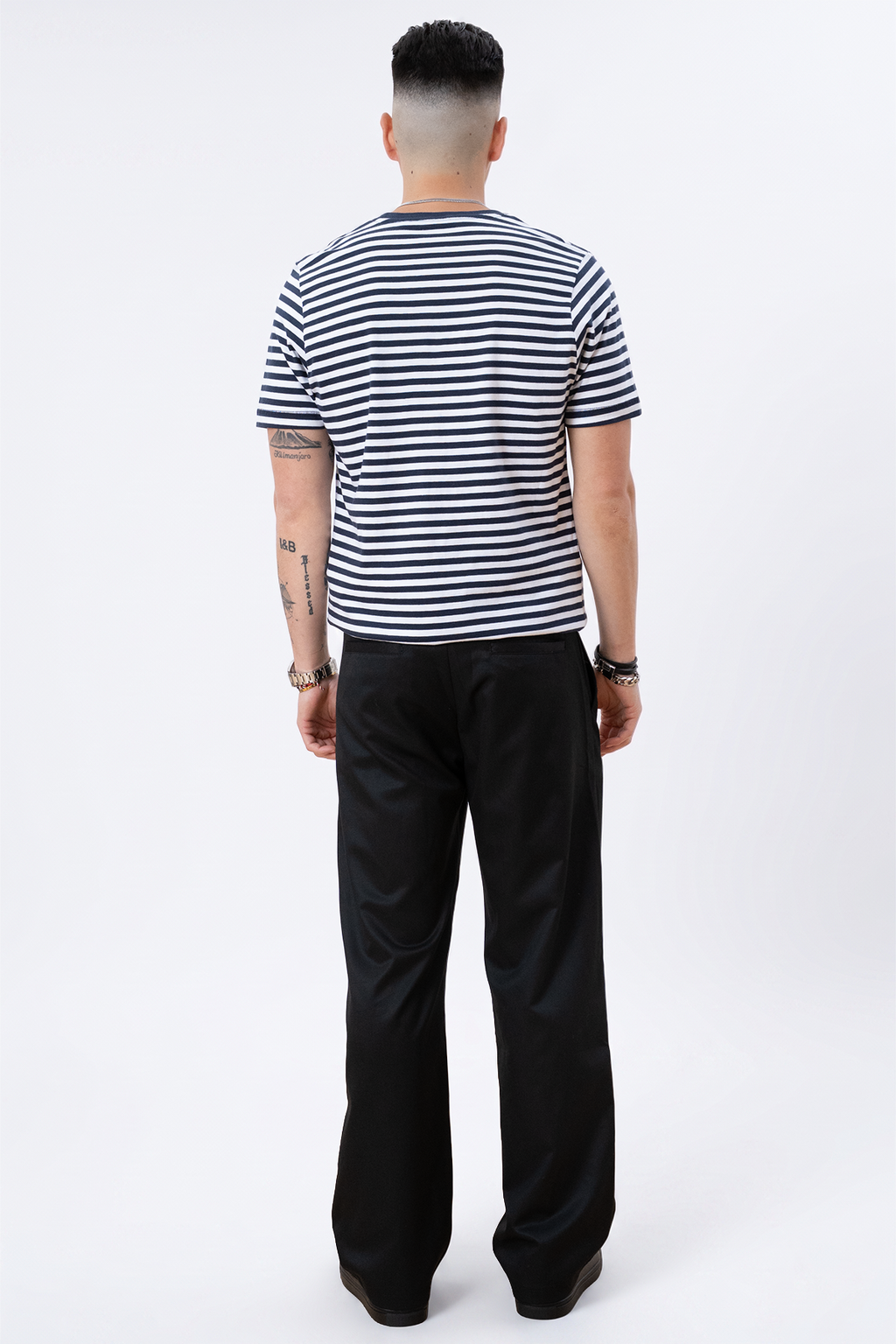 Nørregade Stripe - Schwarzweiß