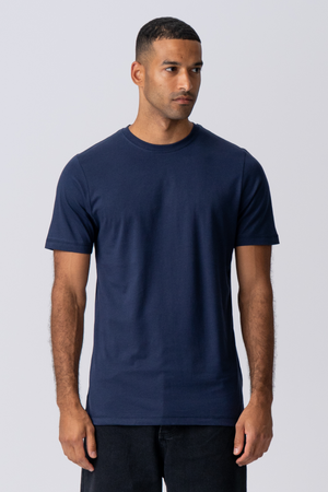Basic T-Shirt – Marineblau
