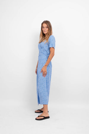 Ema Elise Wrap Kleid - Yachthafen