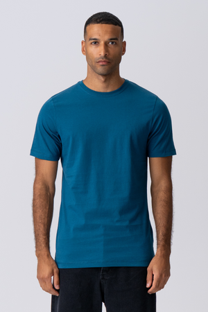 Basic T-Shirt – Petrolblau