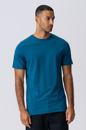 Basic T-Shirt – Petrolblau