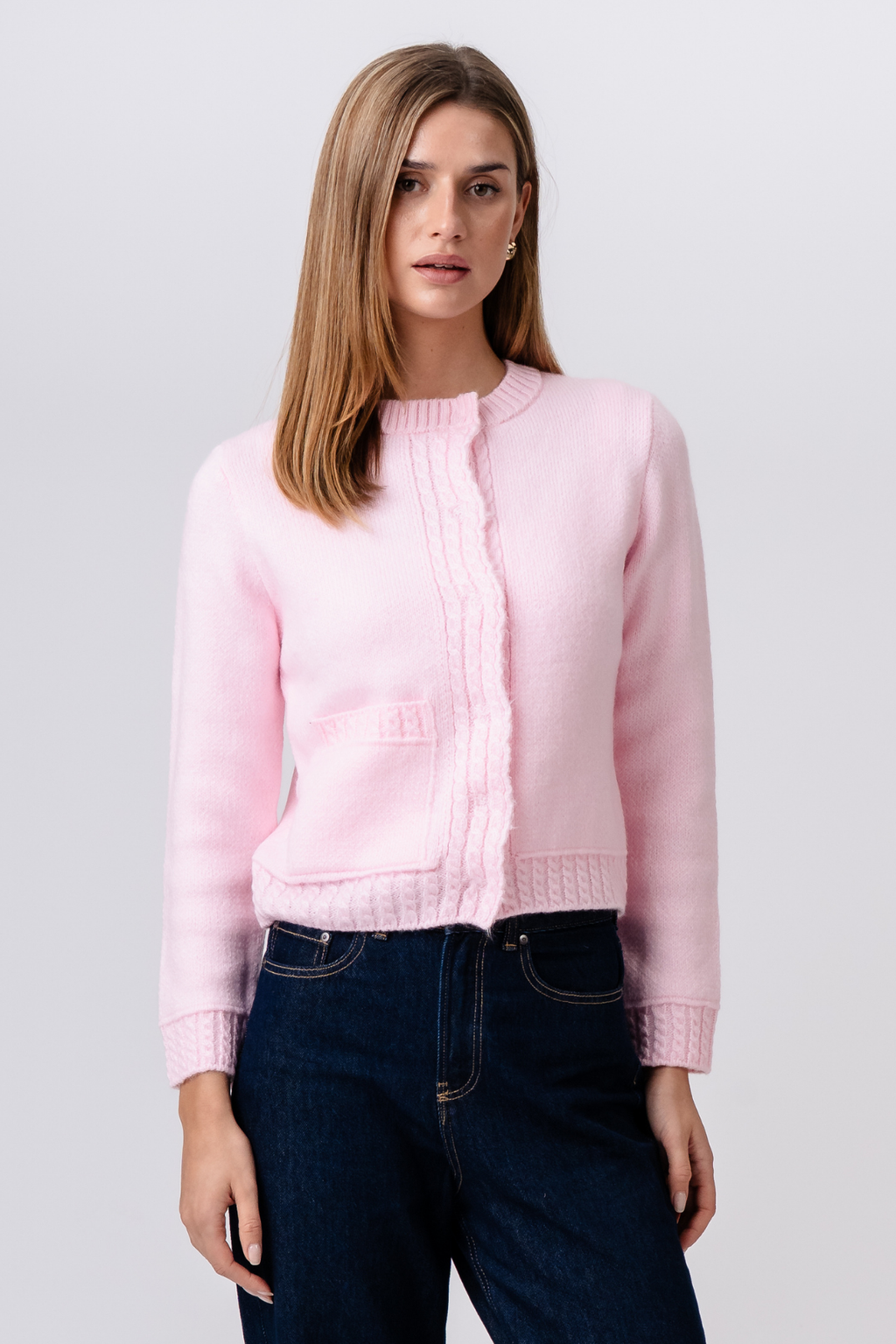 Emilie Strickjacke – Rosa