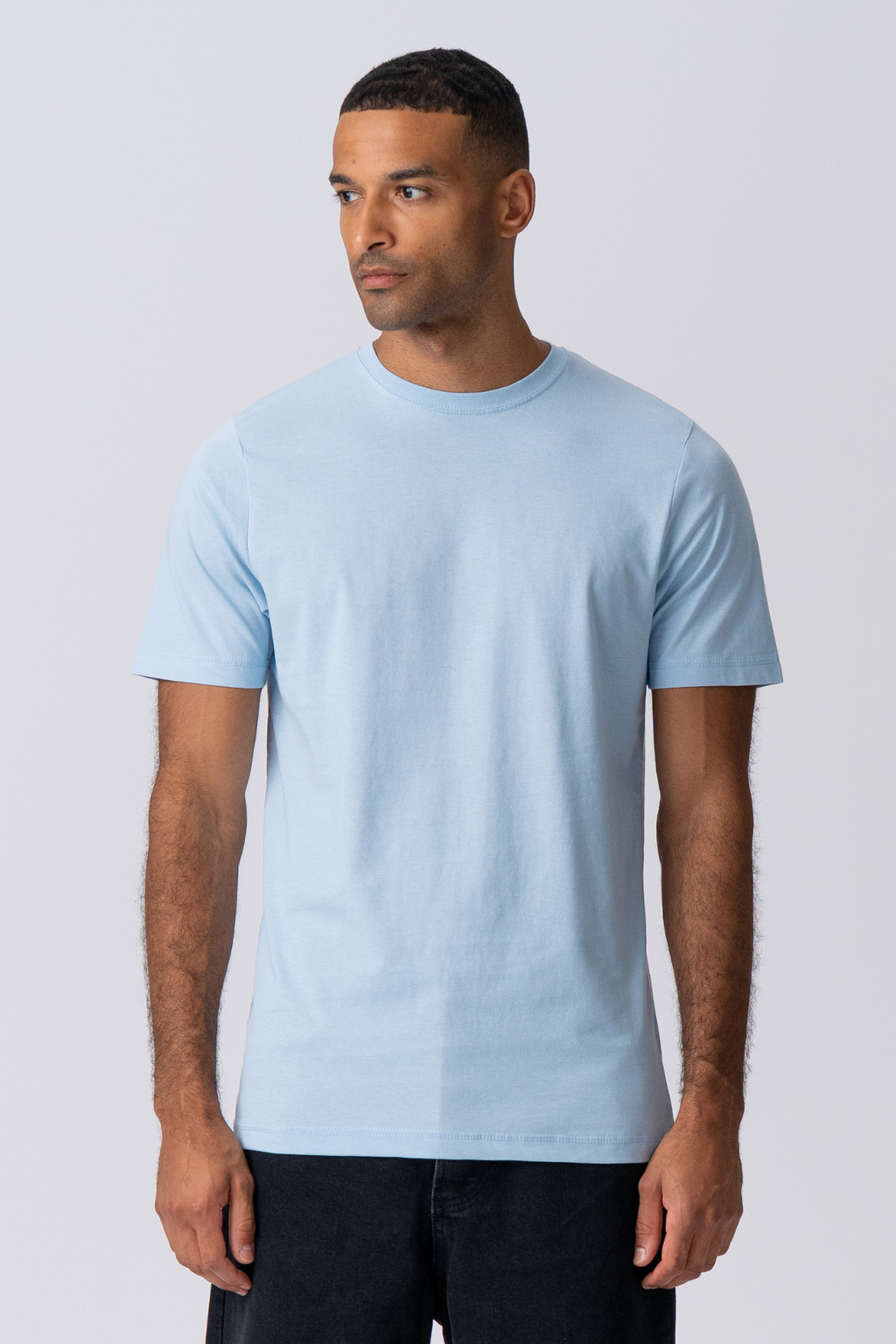 Basic T-Shirt - Hellblau