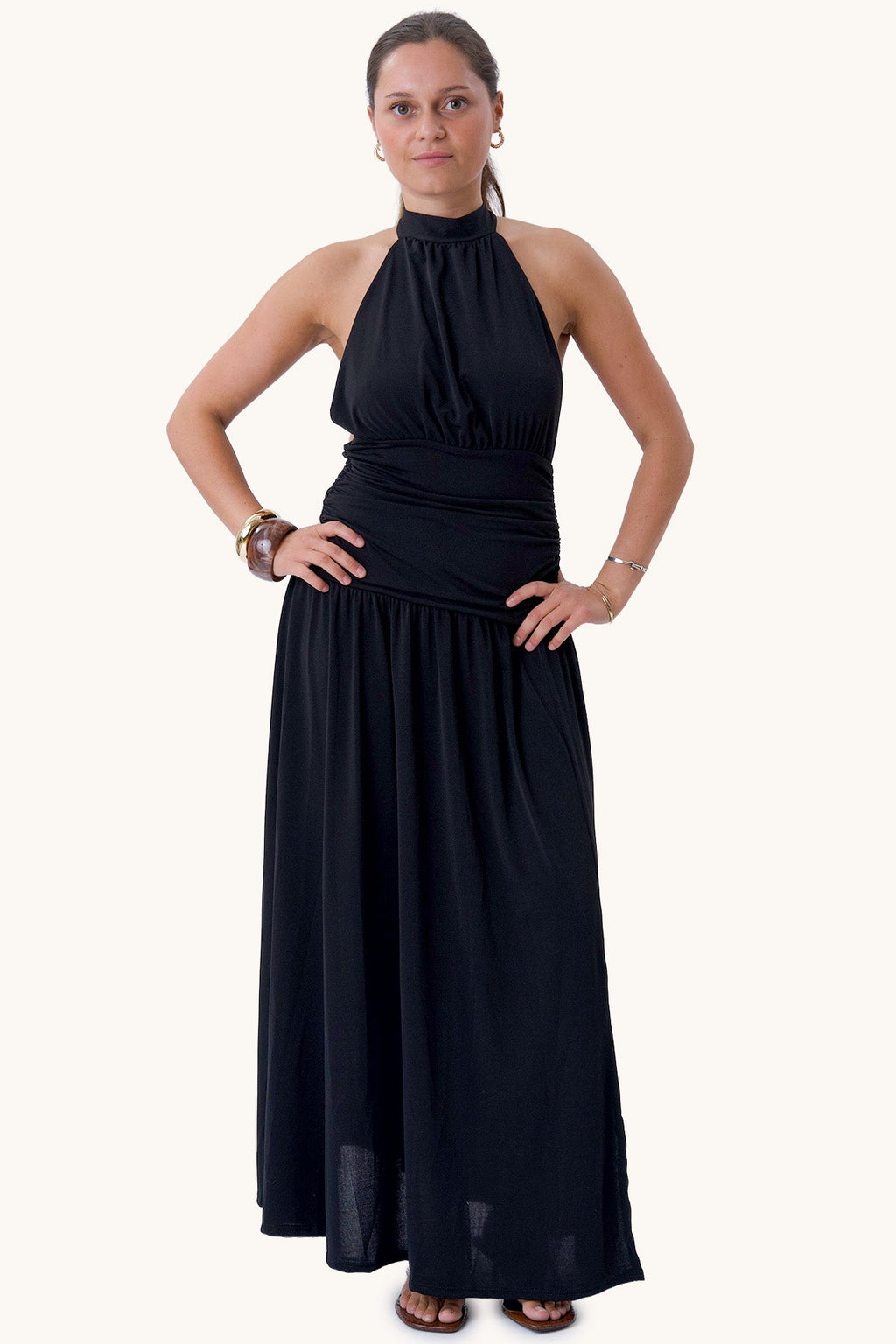 Olivia-Kleid - Schwarz