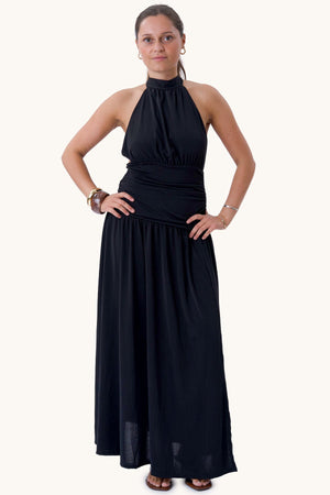 Olivia-Kleid - Schwarz