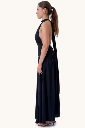 Olivia-Kleid - Schwarz