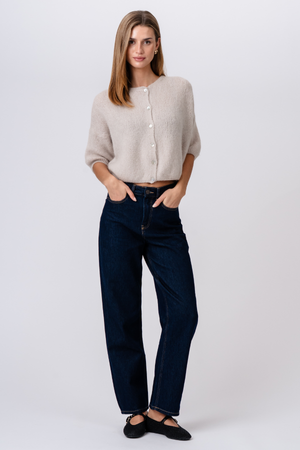 Mary Kurzarmstrick – Beige