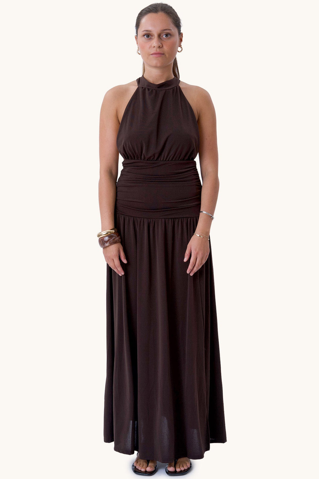 Olivia Kleid – Braun