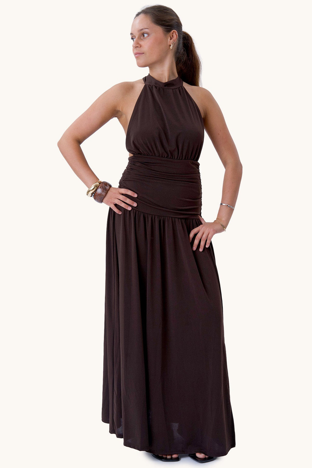 Olivia Kleid – Braun