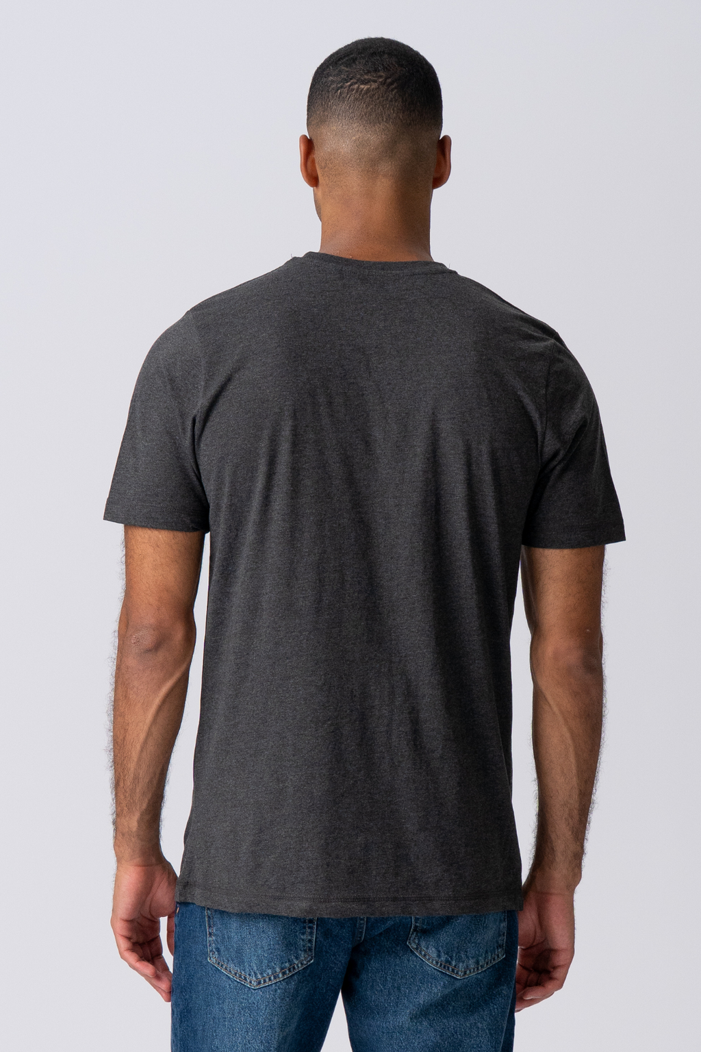 Basic T-Shirt - Dunkelgrau
