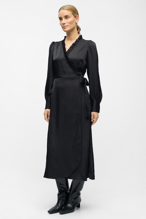 Chili Wrap Dress - Schwarz