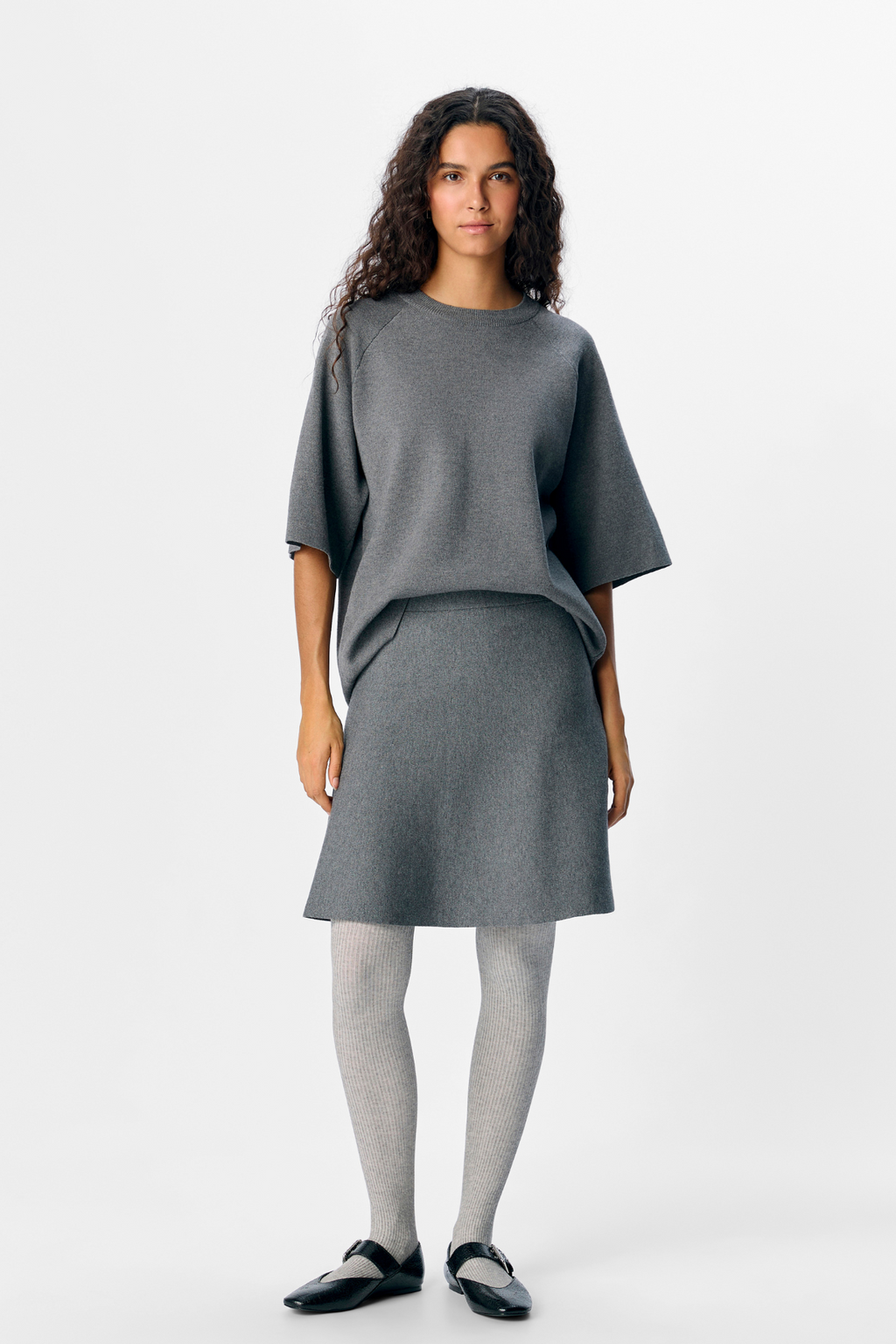 Reynard 2/4 Strickpullover - mittelgraue Melange