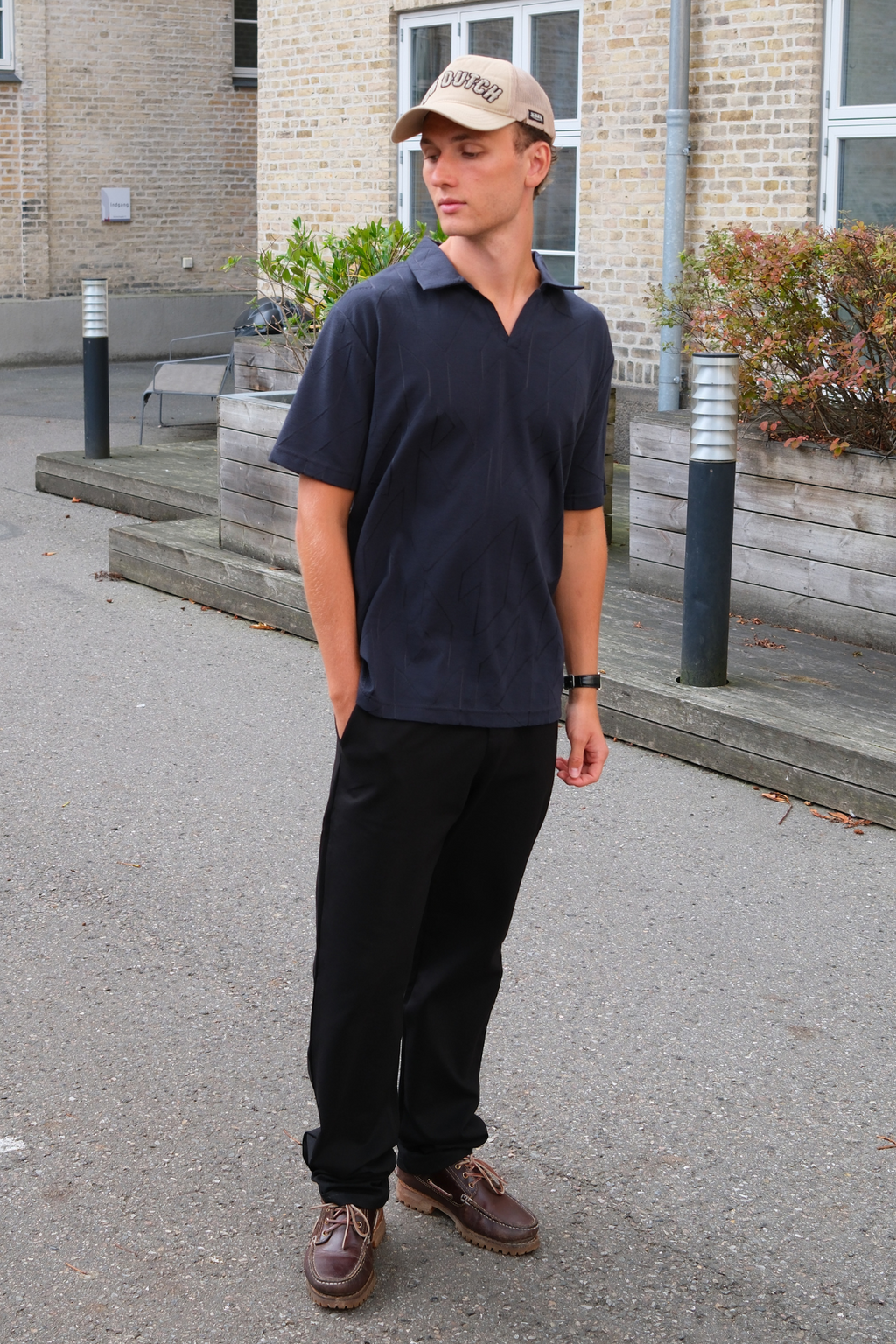 Atlas strukturiertes Polo - Marine