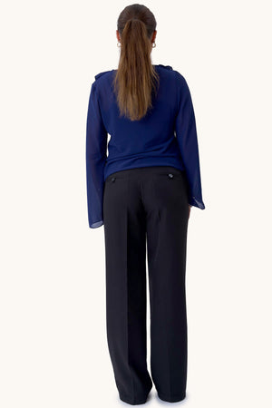Alba-Bluse – Marineblau