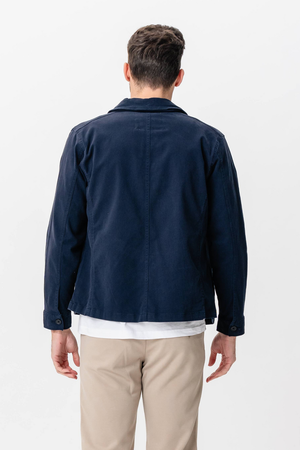 Twill Overshirt - Marine