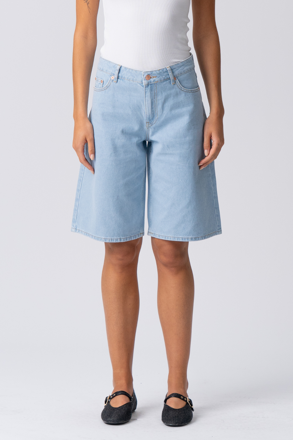 Denim Jorts - Hellblauer Denim
