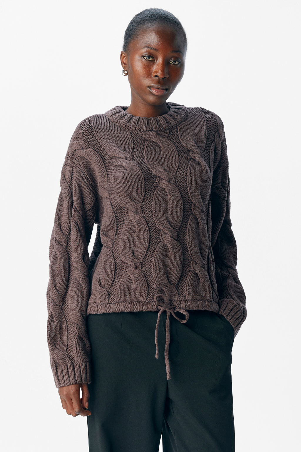 Bay Strick Pullover - Dichtungbraun