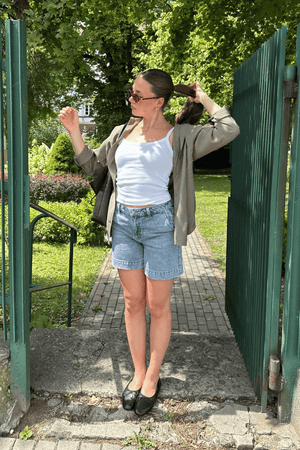 Jen Shorts - mittelblauer Denim