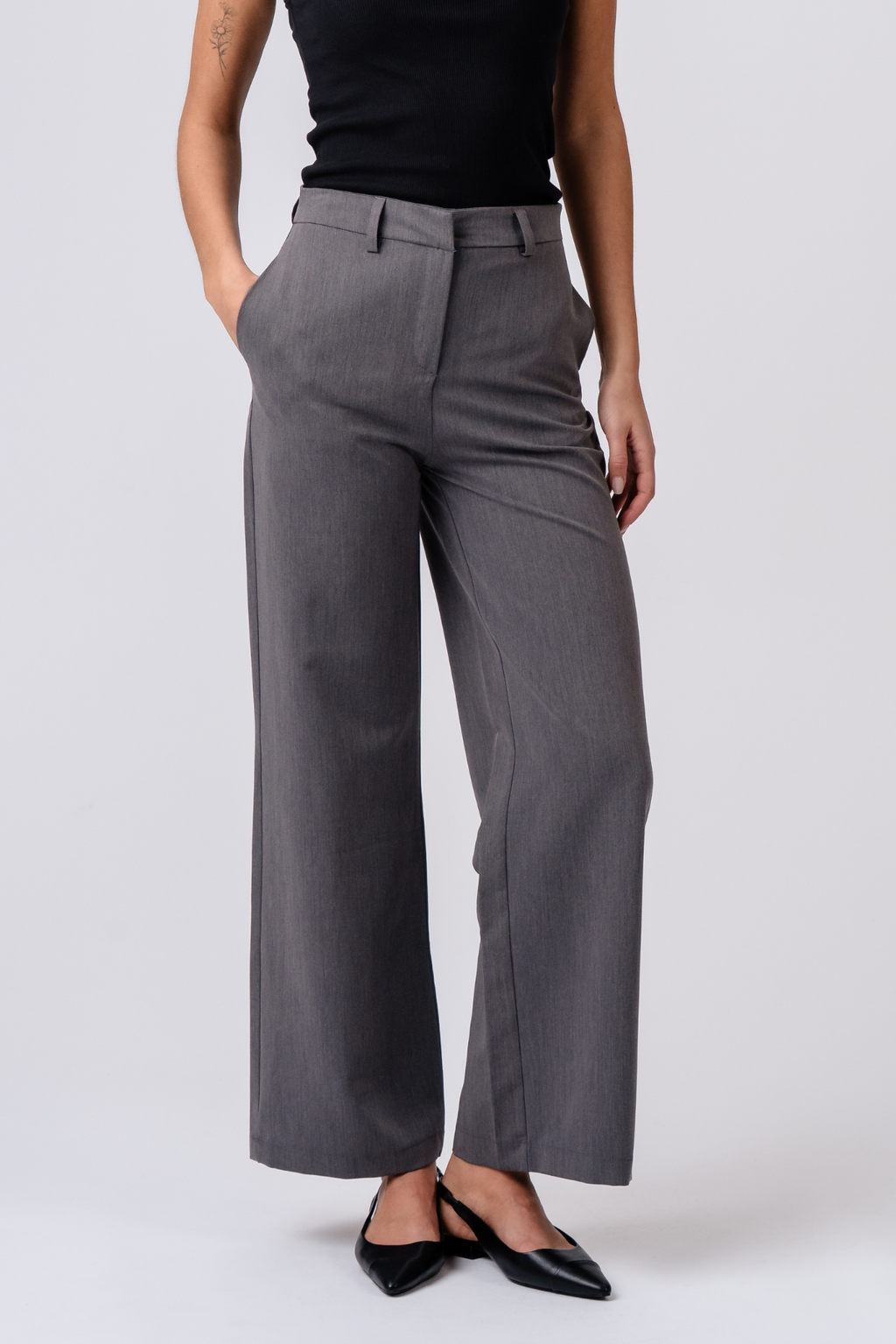 Rosalie Wide Pants - Grau