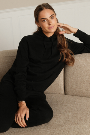 Essential Kapuzenpullover - Schwarz