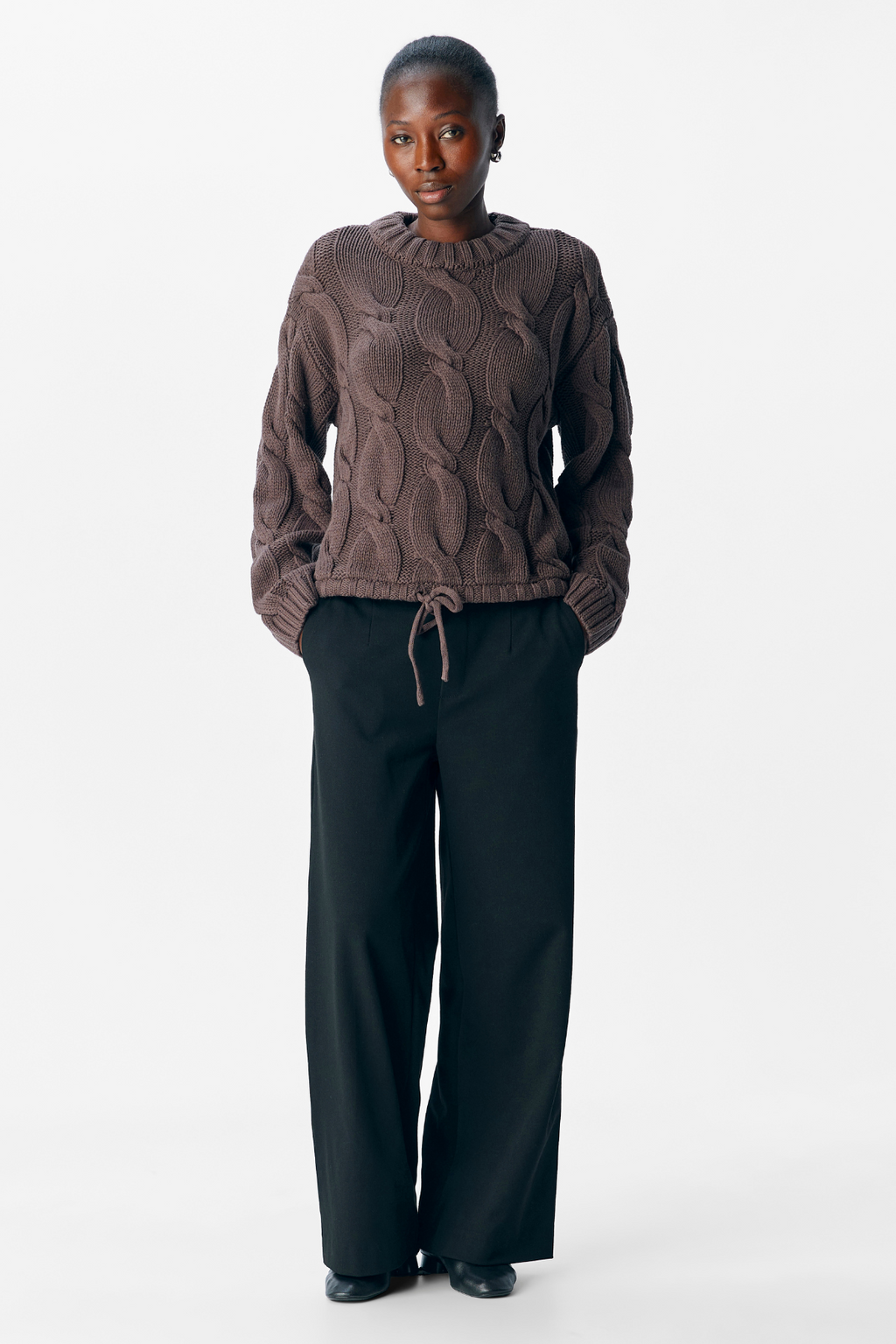 Bay Strick Pullover - Dichtungbraun