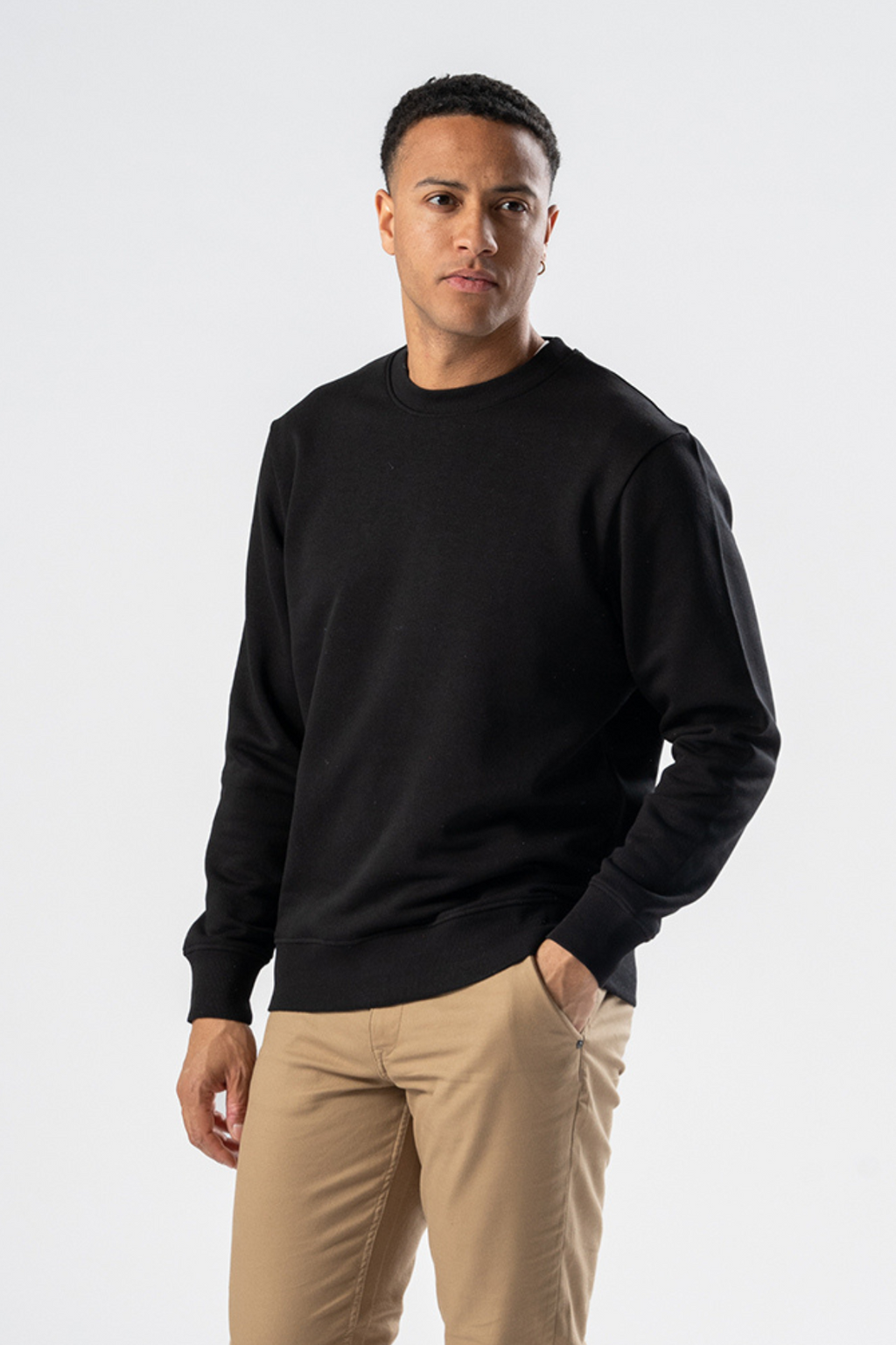 Sweatshirt Crewneck - Schwarz