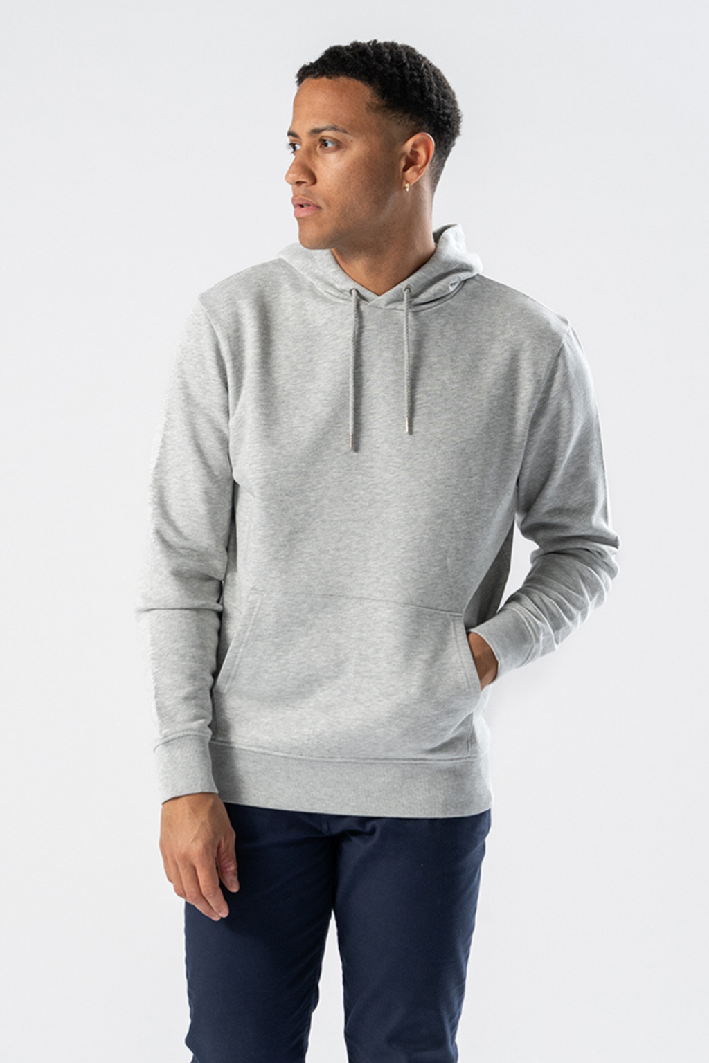 Sweatshirt Hoodie - Asche grau