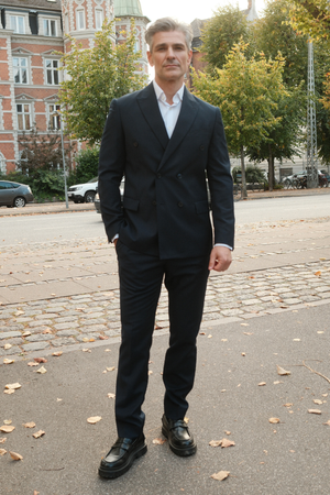 Premium-Doppelbrustanzug (Schwarz)