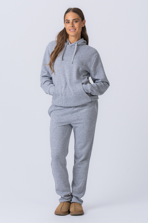 Unverzichtbares Kapuzen-Sweatset für Damen - Grau