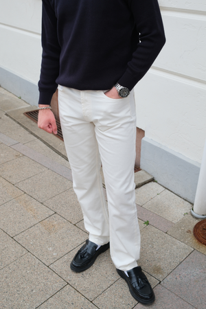 Entspannte Fit Jeans - Weißer Jeans