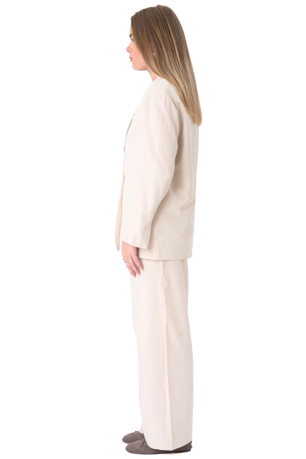 Oversized Anzug (Beige) - Paketangebot