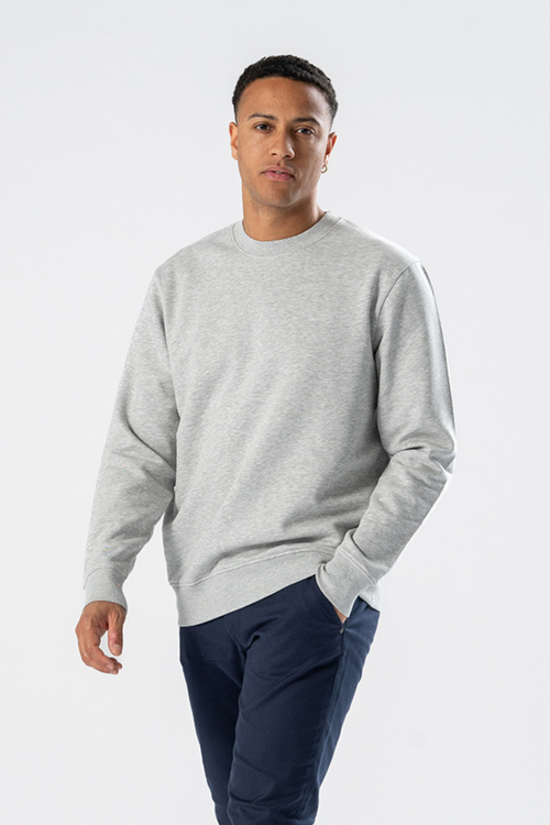 Sweatshirt Crewneck - Aschegrau