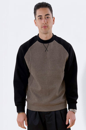 Pullover mit Raglanärmeln – Staubgrün