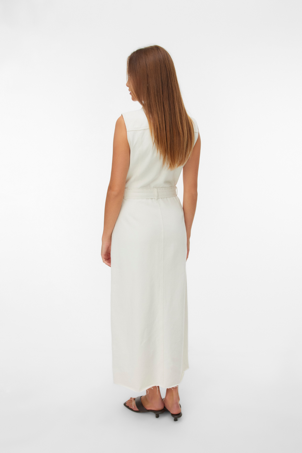 Molly Ank Jeanskleid – Ecru