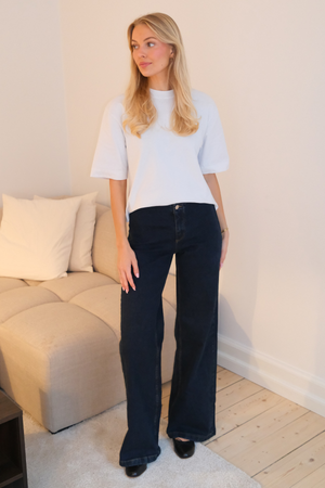 Miley Wide Jeans – Dunkelblau