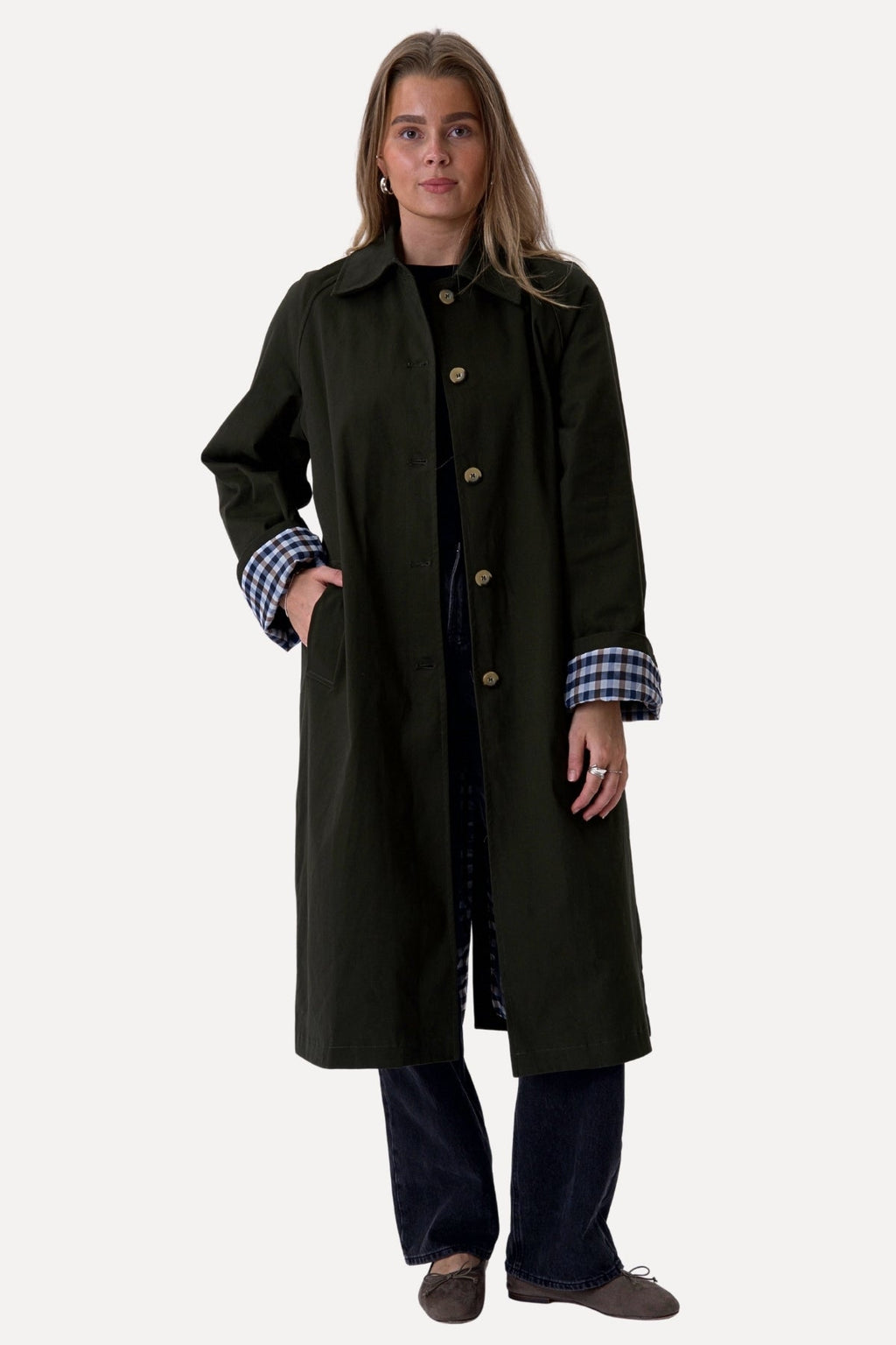 Livia Trenchcoat - Oliv