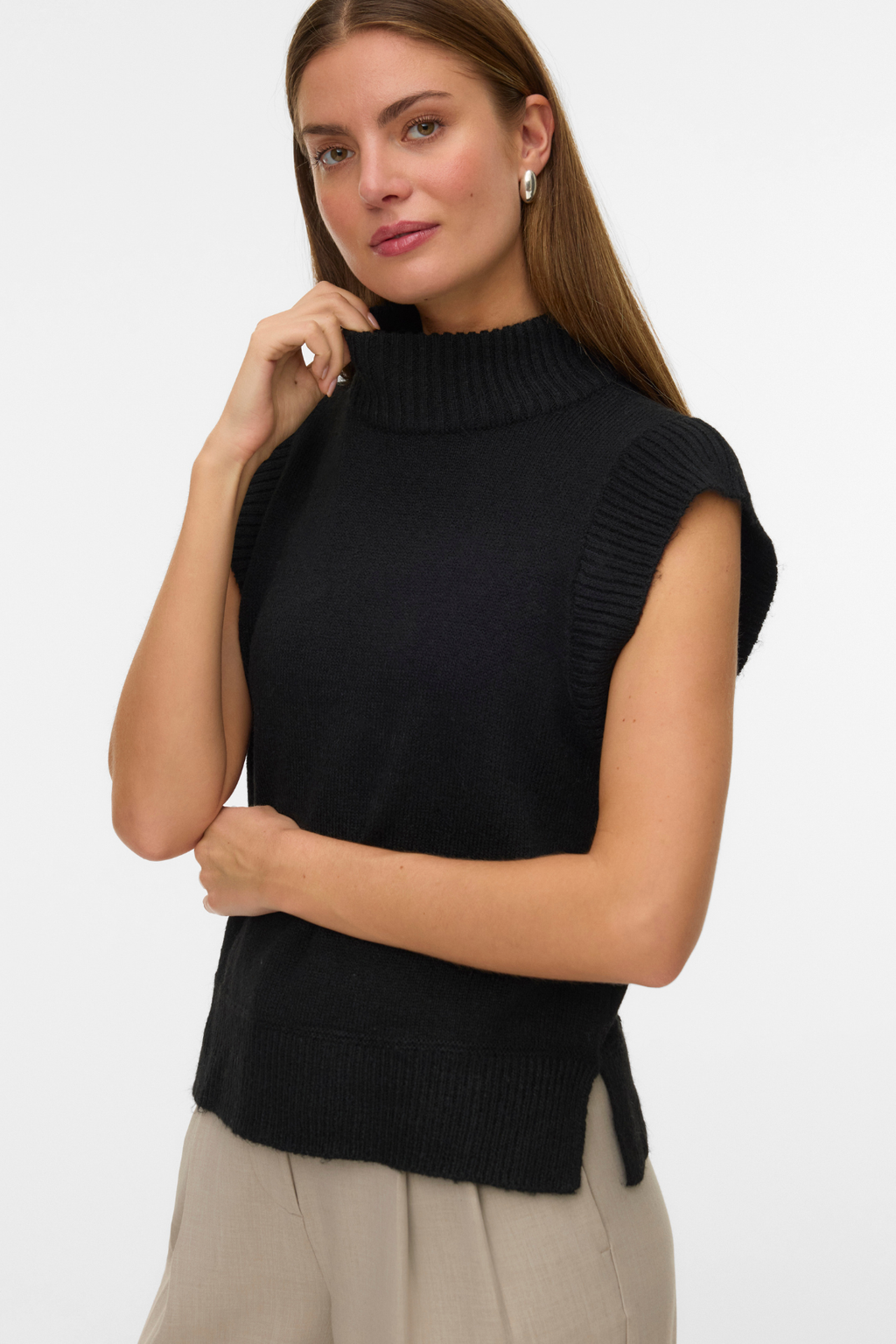 Wow Higneck Weste - Schwarz