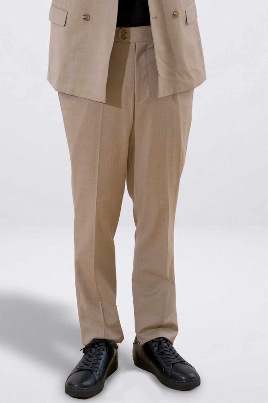 Klassisch Pants - Beige-Melange