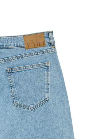 Alexis Low Taille Denim Jeans - Hellblauer Denim