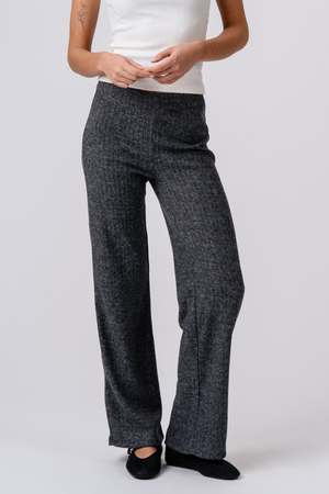 Efeu-Strick Pants - Anthrazit