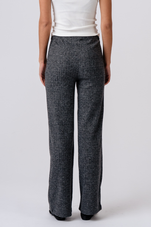 Efeu-Strick Pants - Anthrazit