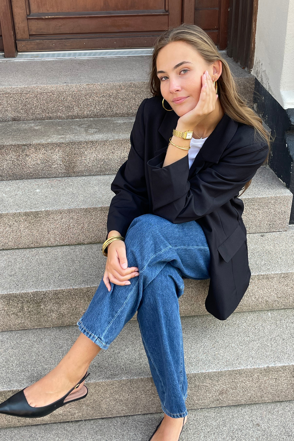 Oversized Blazer - Schwarz