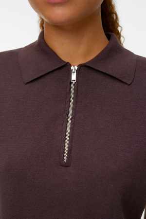 Gold 2/4 Poloneck Pullover - Schokoladen Torte