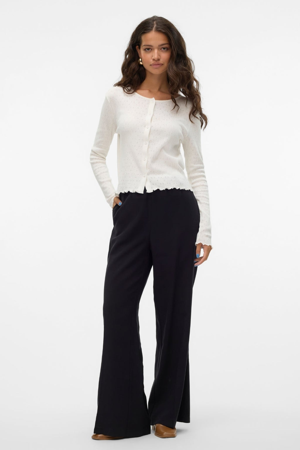 Isa O -Neck -Strickjacke - Schneewittchen